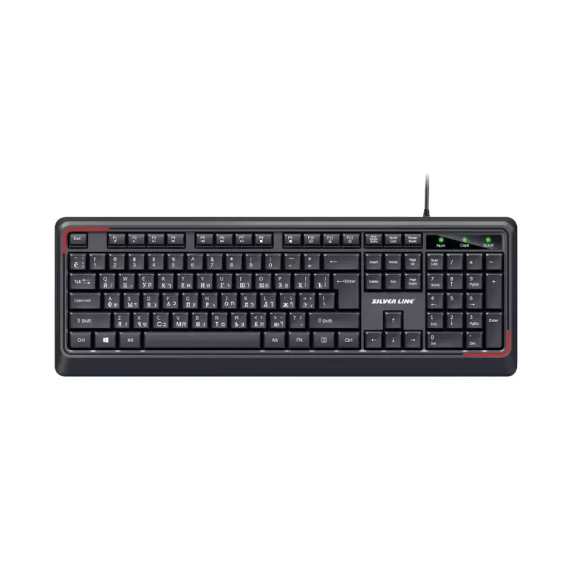 Keyboard Silver Line SLKB-845HER Color:silver