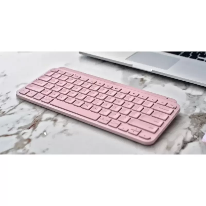 מקלדת אלחוטית Logitech MX KEYS MINI ROSE