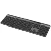 מקלדת סולארית אלחוטית Logitech SLIM SOLAR + GRAPHITE צבע גרפיט