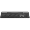 מקלדת סולארית אלחוטית Logitech SLIM SOLAR + GRAPHITE צבע גרפיט