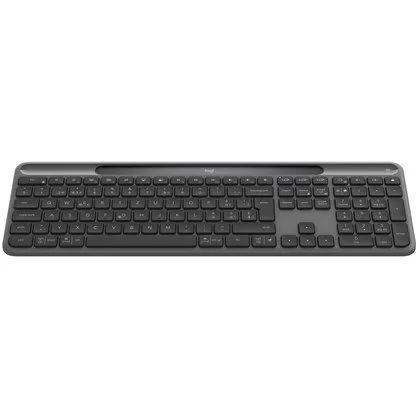 מקלדת סולארית אלחוטית Logitech SLIM SOLAR + GRAPHITE צבע גרפיט