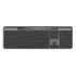 מקלדת סולארית אלחוטית Logitech SLIM SOLAR + GRAPHITE צבע גרפיט