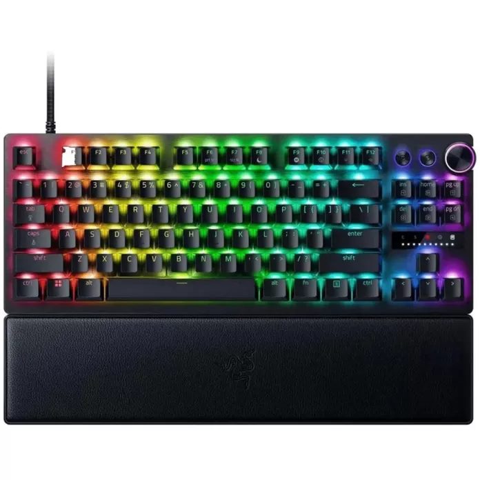 Gaming Keyboard RAZER Huntsman V3 Pro TKL Keyboard Black Color:black