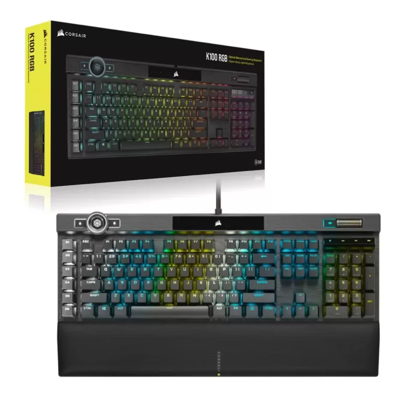 מקלדת גיימינג Corsair K100 RGB Optical OPX Switch שחור