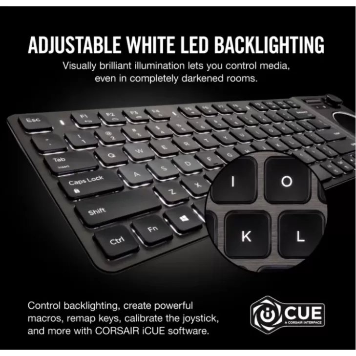 Wireless Gaming Keyboard Corsair K83 Wireless Entertainment Wireless Gaming Keyboard Corsair K83 Wireless Entertainment