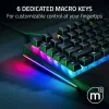 מקלדת גיימינג RAZER BlackWidow V4 Green Switch שחור