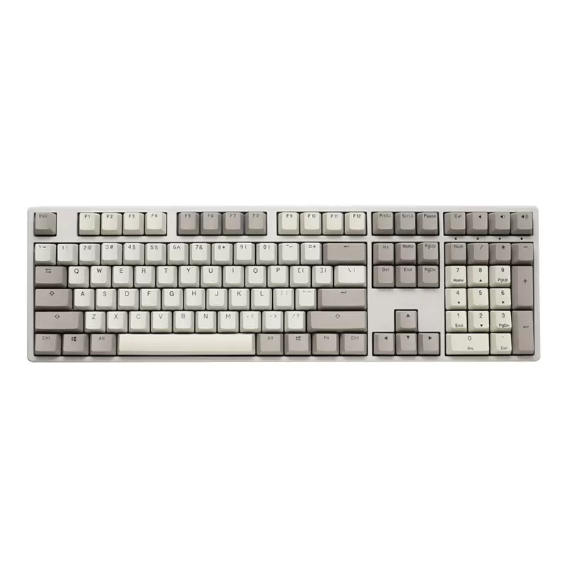 מקלדת גיימינג מכאנית Ducky Origin Vintage Cherry Red Switch צבע לבן