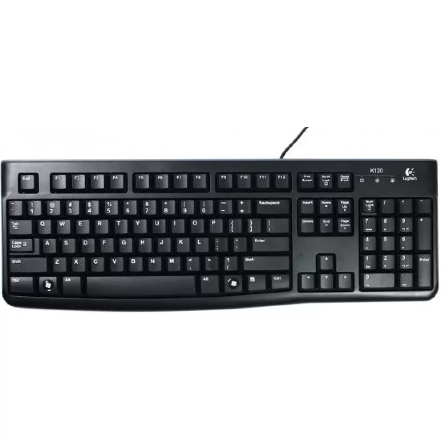 Wired Keyboard Logitech K120 ENGLISH ONLY Color:black