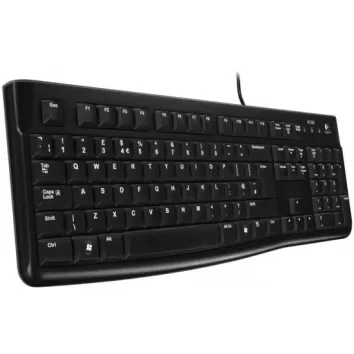 מקלדת חוטית Logitech K120 ENGLISH ONLY צבע שחור מקלדת חוטית Logitech K120 ENGLISH ONLY צבע שחור