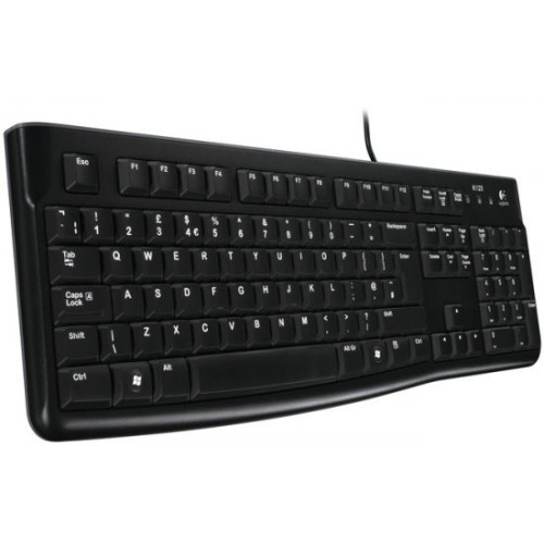 Wired Keyboard Logitech K120 ENGLISH ONLY Color:black..