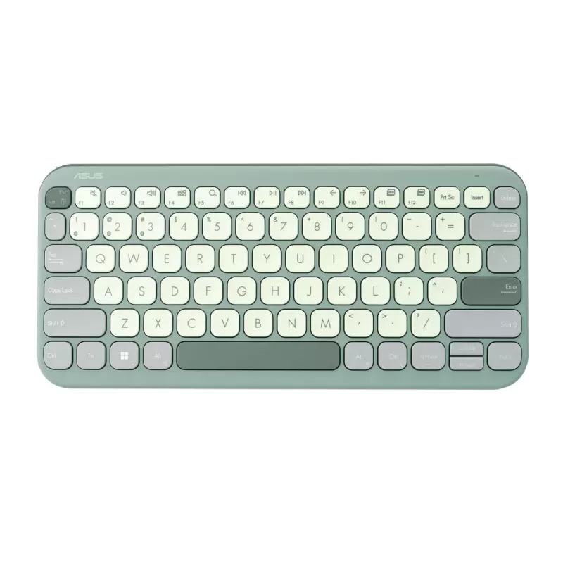 מקלדת אלחוטית Bluetooth Asus Marshmallow KW100 BT לאטה תה ירוק
