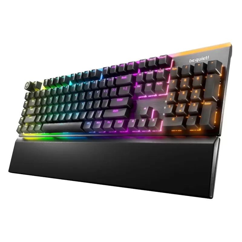 Mechanical gaming keyboard be quiet! Light Mount Silent Tactile ARGB Color:black
