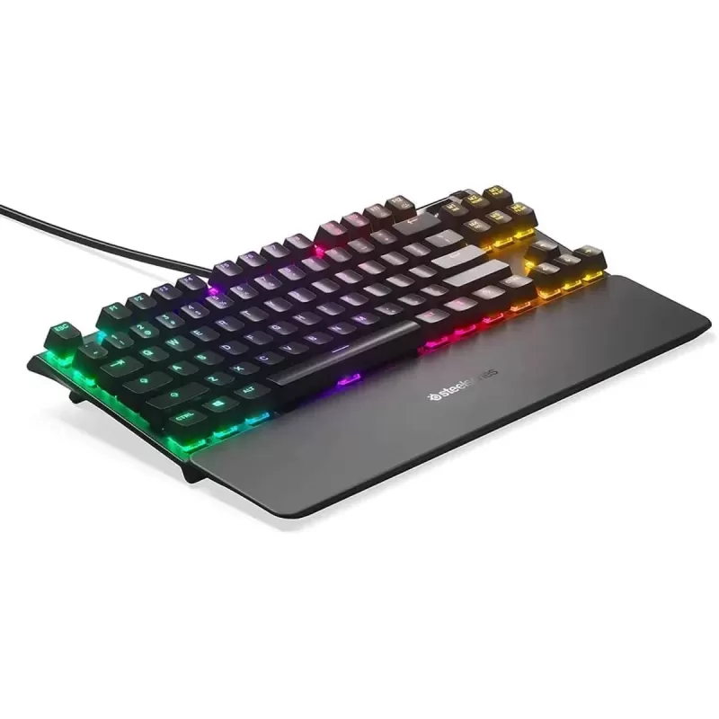 מקלדת גיימינג מכאנית SteelSeries Apex 7 TKL - Red Switch English only צבע שחור