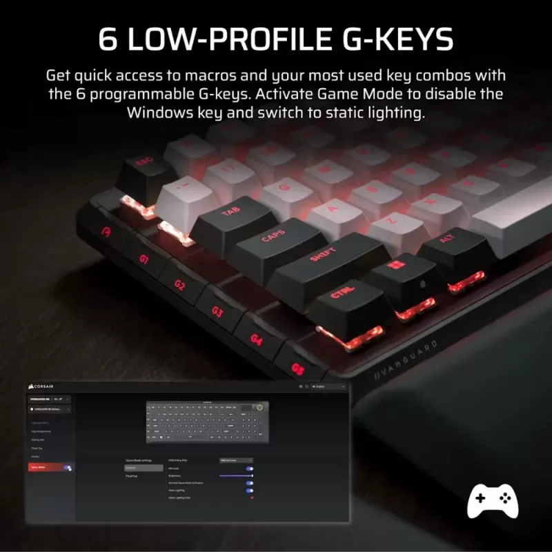 Игровая Клавиатура Corsair Vanguard 96 (MLX Plasma)