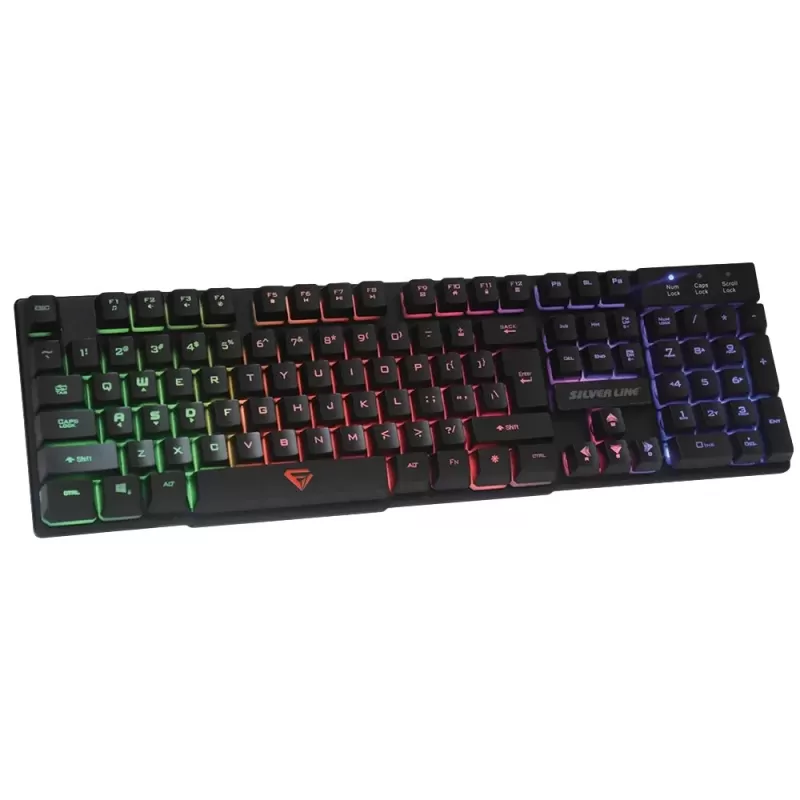 Gaming Keyboard Silver Line GKB-209 Color:black