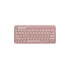מקלדת אלחוטית Logitech PEBBLE KEYS 2 K380S- ורוד