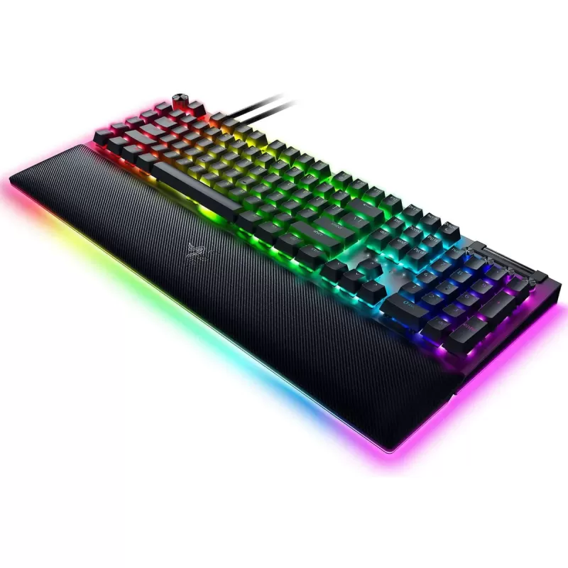 מקלדת גיימינג RAZER BlackWidow V4 Pro Yellow Switch Keyboard Black צבע שחור