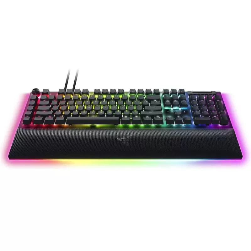 מקלדת גיימינג RAZER BlackWidow V4 Pro Yellow Switch Keyboard Black צבע שחור