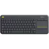 מקלדת אלחוטית Logitech Wireless Touch K400 Plus שחור