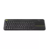 מקלדת אלחוטית Logitech Wireless Touch K400 Plus שחור