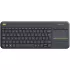 מקלדת אלחוטית Logitech Wireless Touch K400 Plus שחור