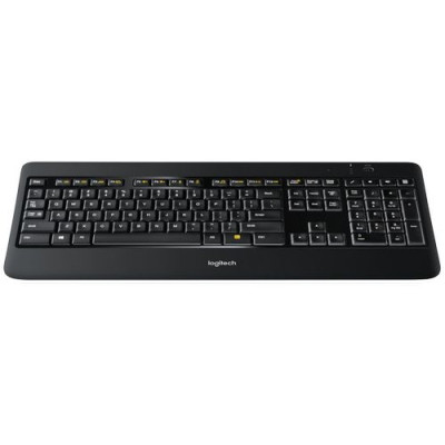 מקלדת Logitech Illuminated K800 צבע שחור מקלדת Logitech Illuminated K800 צבע שחור