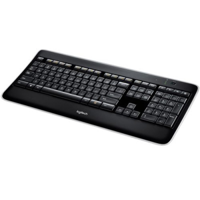 מקלדת Logitech Illuminated K800 צבע שחור מקלדת Logitech Illuminated K800 צבע שחור