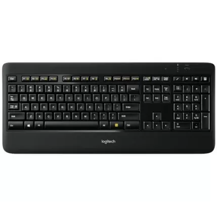 Keyboard Logitech Illuminated K800 Color:black