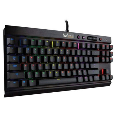 מקלדת גיימינג Corsair LUX K65 צבע שחור מקלדת גיימינג Corsair LUX K65 צבע שחור