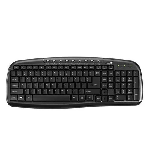 מקלדת חוטית Genius KB-M225C צבע שחור מקלדת חוטית Genius KB-M225C צבע שחור