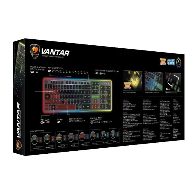 Игровая Клавиатура COUGAR VANTAR Цвет:чёрный Игровая Клавиатура COUGAR VANTAR Цвет:чёрный