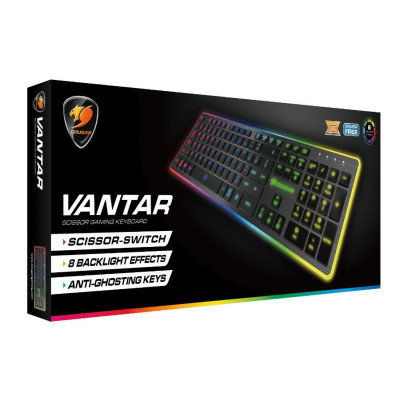 Gaming Keyboard COUGAR VANTAR Color:black Gaming Keyboard COUGAR VANTAR Color:black