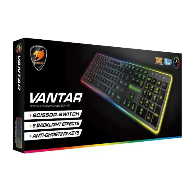 Игровая Клавиатура COUGAR VANTAR Цвет:чёрный Игровая Клавиатура COUGAR VANTAR Цвет:чёрный
