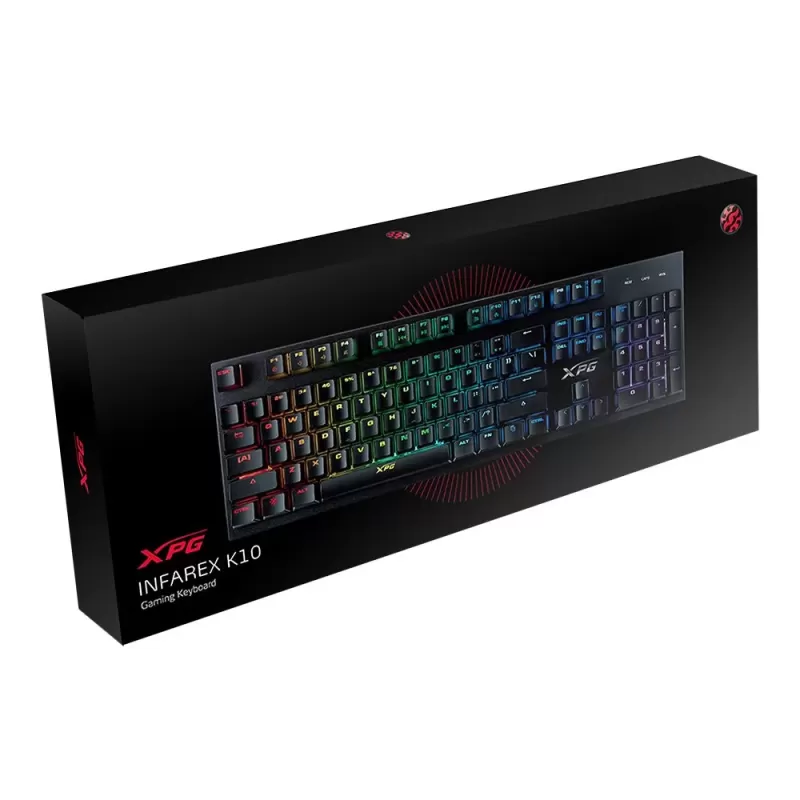 Gaming Keyboard XPG INFAREX K10 Color:black