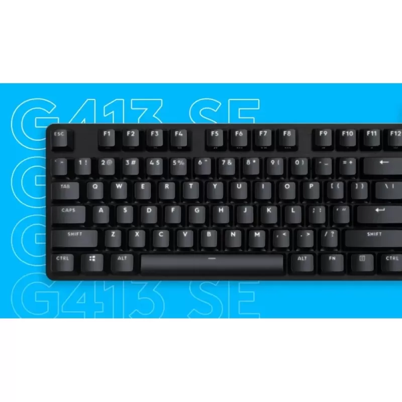 מקלדת גיימינג Logitech G413 SE צבע שחור