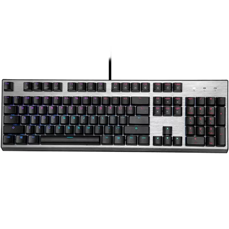 מקלדת גיימינג Cooler Master CK351 Blue Switch צבע שחור