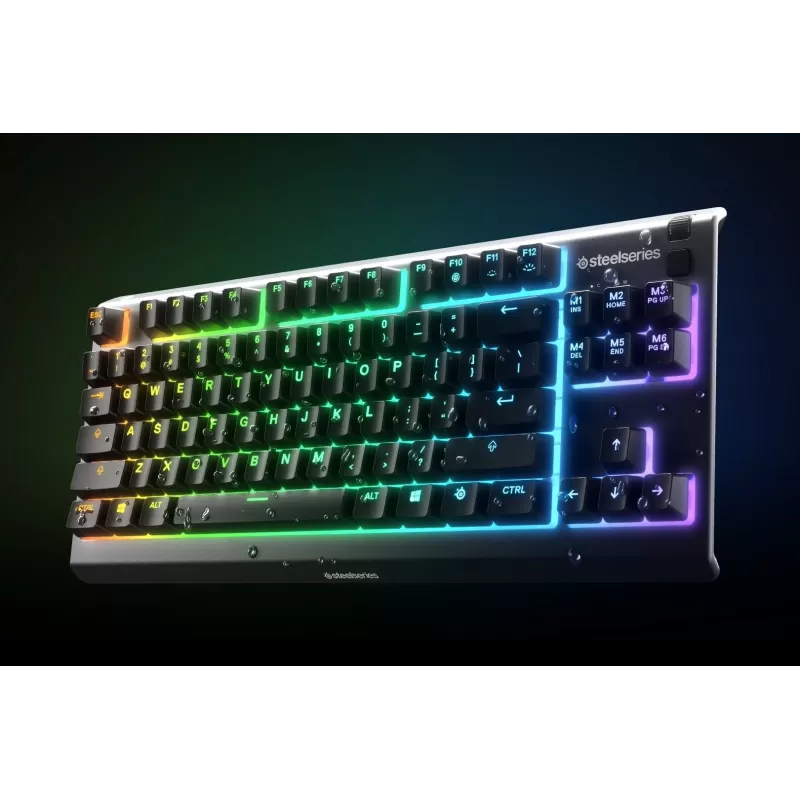 Gaming Keyboard SteelSeries Apex 3 TKL US LED English Only Color:black