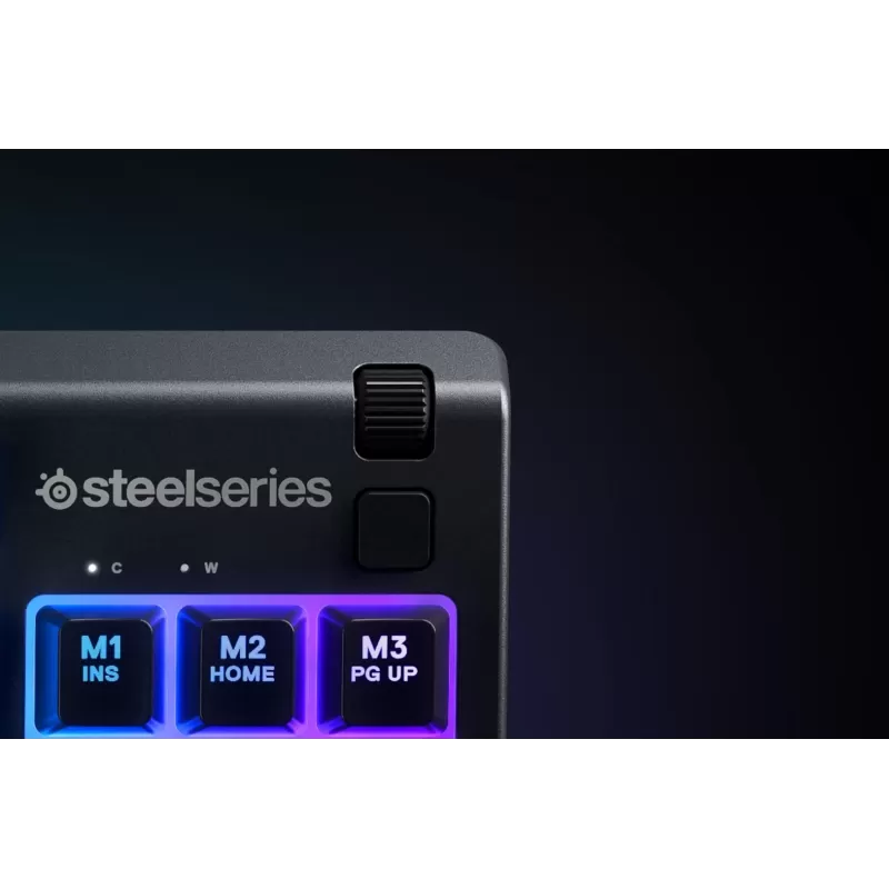 Gaming Keyboard SteelSeries Apex 3 TKL US LED English Only Color:black