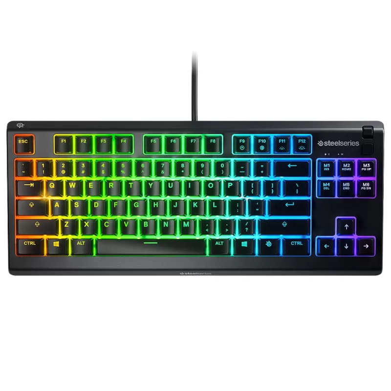 Gaming Keyboard SteelSeries Apex 3 TKL US LED English Only Color:black