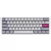Mechanical gaming keyboard Ducky One 3 Mini Mist Grey Cherry Speed Silver Switch Color:gray