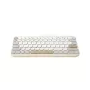 מקלדת אלחוטית Bluetooth Asus Marshmallow KW100 BT שמנת