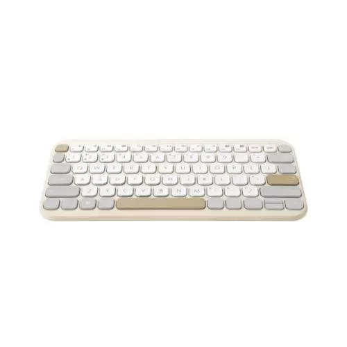 מקלדת אלחוטית Bluetooth Asus Marshmallow KW100 BT שמנת