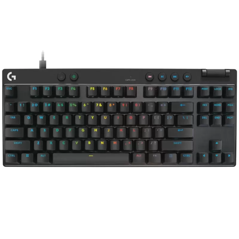 Gaming Keyboard Logitech G Pro X TKL Rapid Analog Switches Color:black Gaming Keyboard Logitech G Pro X TKL Rapid Analog Switches Color:black