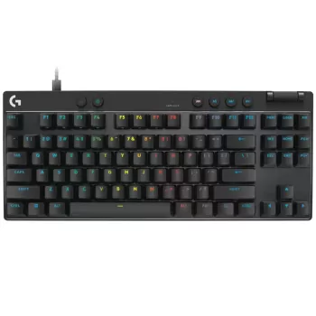 מקלדת גיימינג Logitech G Pro X TKL Rapid Analog Switches צבע שחור