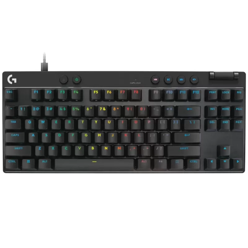 Gaming Keyboard Logitech G Pro X TKL Rapid Analog Switches Color:black Gaming Keyboard Logitech G Pro X TKL Rapid Analog Switches Color:black
