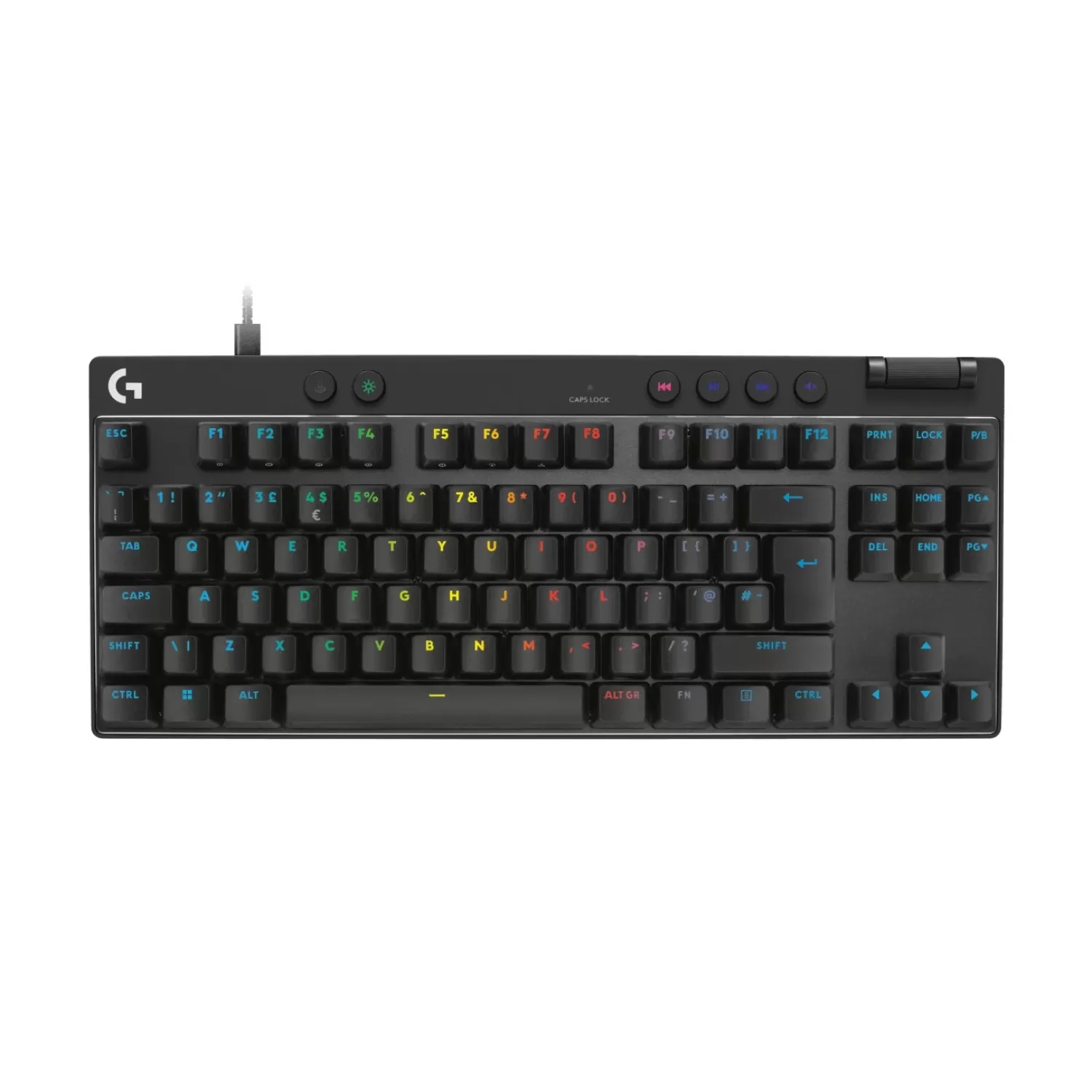 Gaming Keyboard Logitech PRO X TKL RAPID black