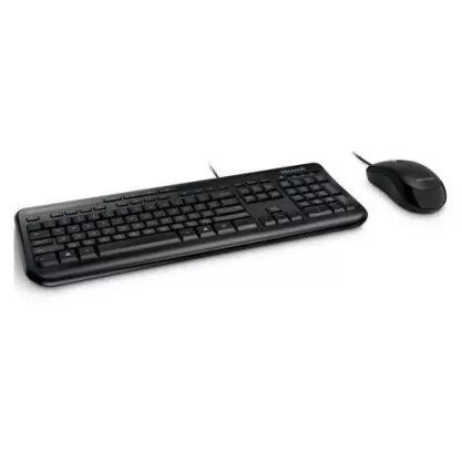 Wired Keyboard and Mouse Set Microsoft Wired Desktop 600 arabic 3J2-00004-ARB