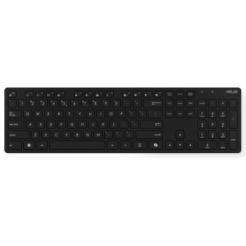 Комплект Беспроводной Клавиатуры и Мыши Asus W5000 черный 90XB0430-BKM460