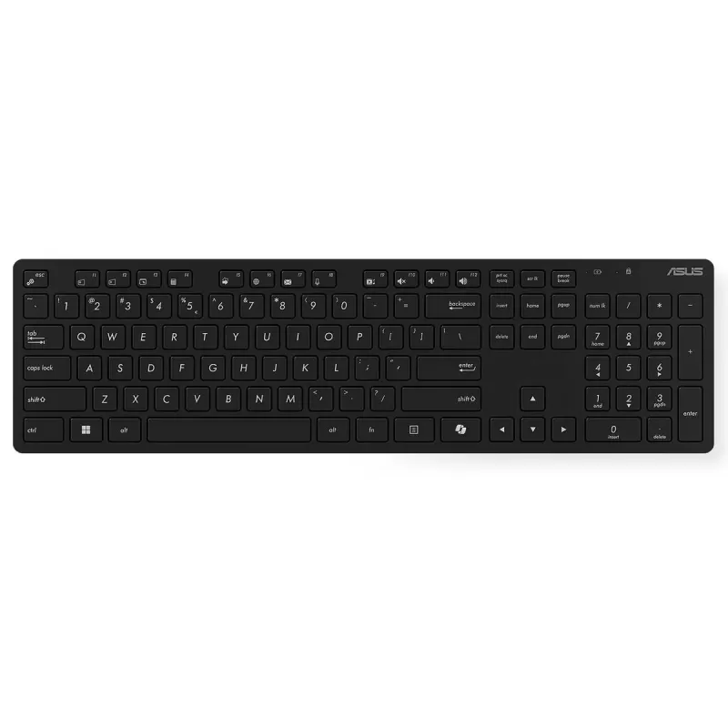סט מקלדת ועכבר אלחוטי Asus W5000 שחור 90XB0430-BKM460