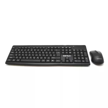 Wireless keyboard and mouse set Gold Touch KYW700 Color:black